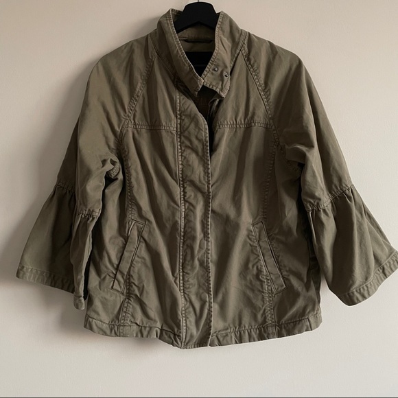 Banana Republic Military Bell Sleeve Jacket - Picture 2 of 11